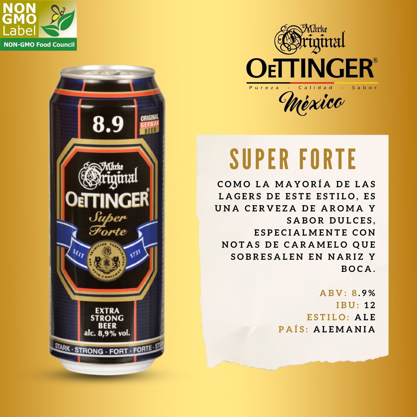 Oettinger Cerveza Orgánica Alemana